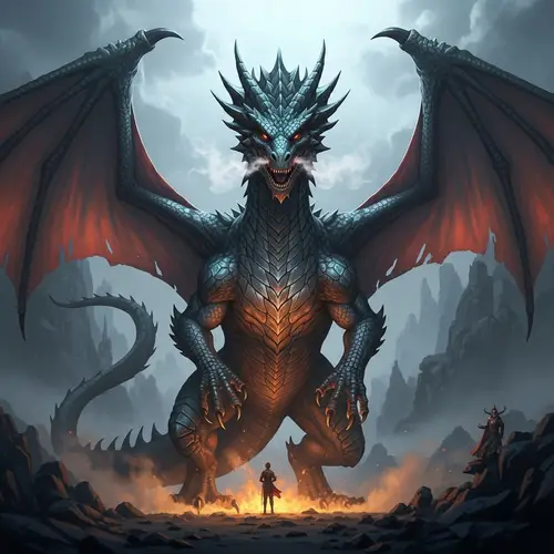 Gordon Thunder Dragon: Majestic Creature of Unrestrainable Power