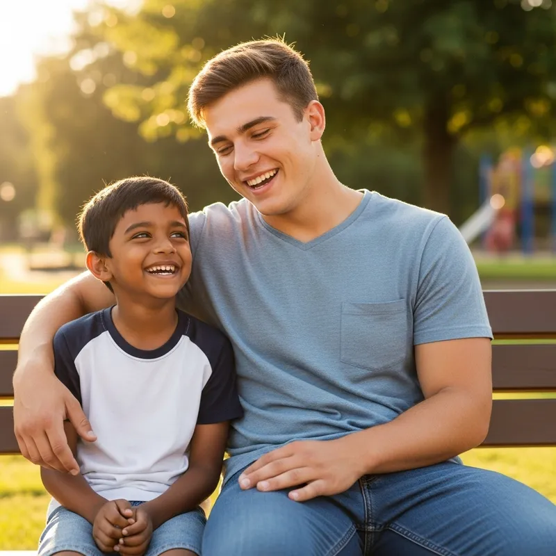 Brotherly Love: South Asian Boy and White Teenager Friendship