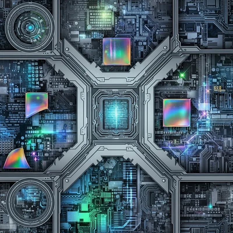 Futuristic Computer Pattern Images