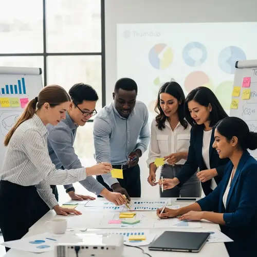 Diverse International Team Building Activity | Corporate Professionals