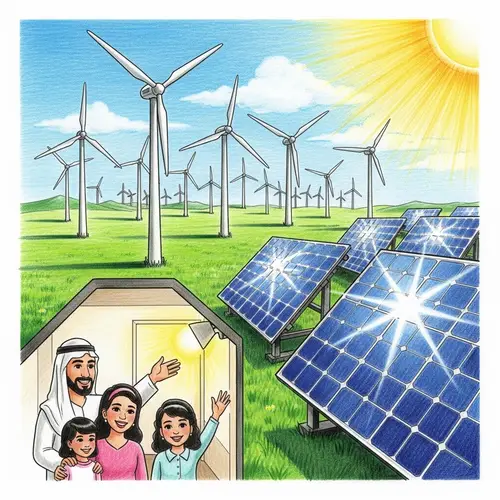 Affordable and Clean Energy - Wind Turbines, Solar Panels, and Sustainable Living