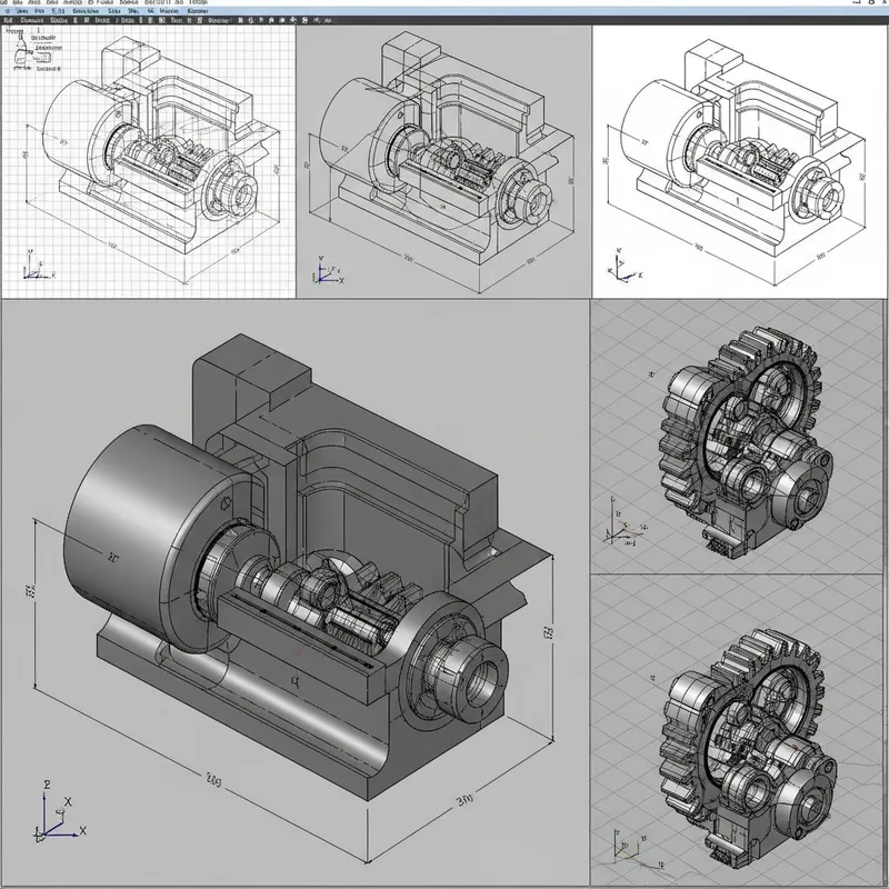 Autocad 3D Design: Precision Mechanical Part
