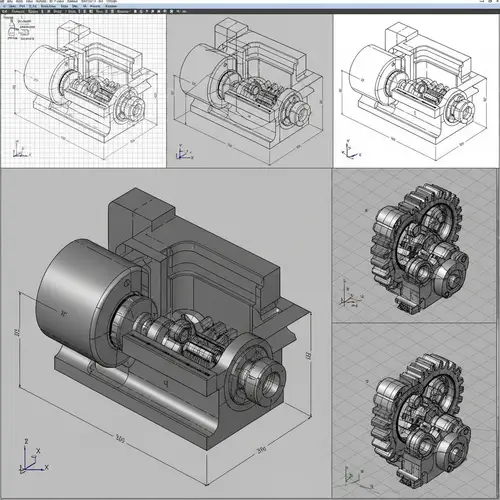 AutoCAD 3D Design: Mechanical Part Precision & Accuracy