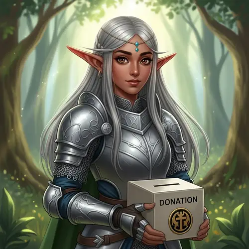 Enchanting Young Elf Girl | Warrior Spirit & Generosity