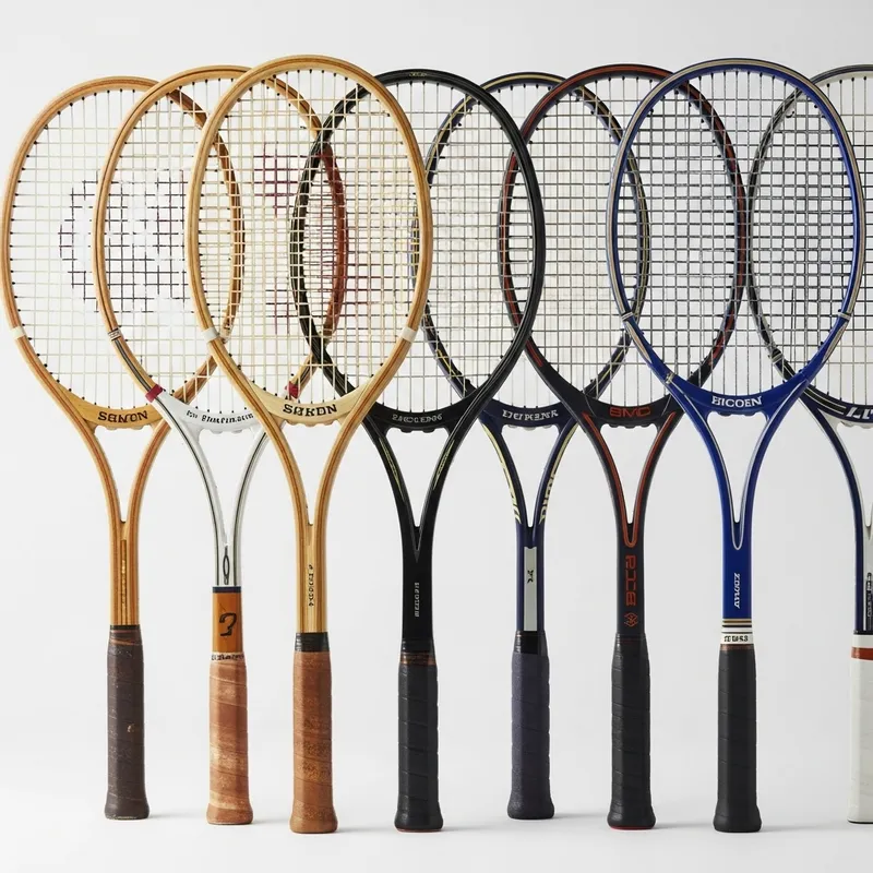 Modern and Sleek Tennis Rackets Evolution