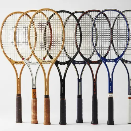 Modern and Sleek Tennis Rackets Evolution