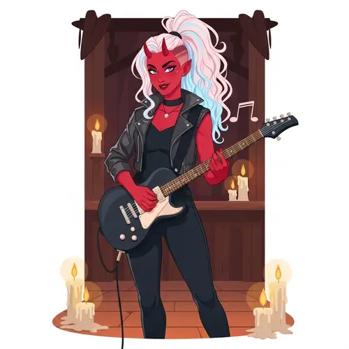 Enchanting South Asian Fantasy Character on Stage