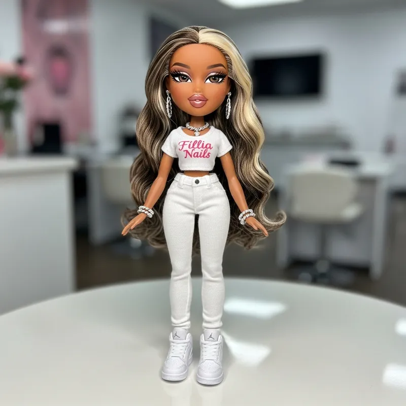 Ultra-Realistic Bratz-Inspired Doll - Fillia Nails