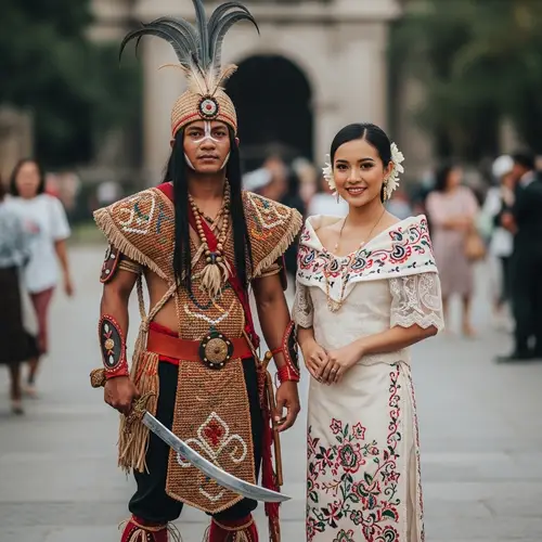 Filipino Heritage: Lapu-Lapu & Baro't Saya Traditional Attire