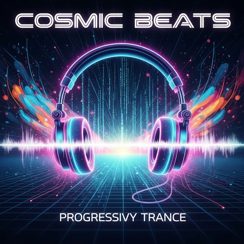 Cosmic Beats - Psychedelic Trance Album Art