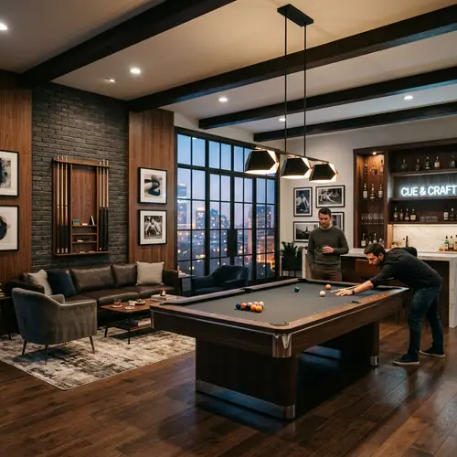 Stylish Modern Billiards Room Designs