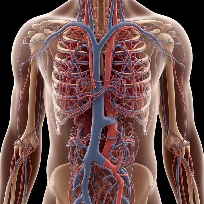 Hyper-Realistic Human Blood Vessel Network