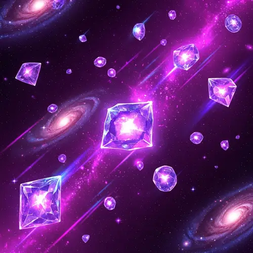 Vibrant Fantasy Game Scene with Magic and Cosmos