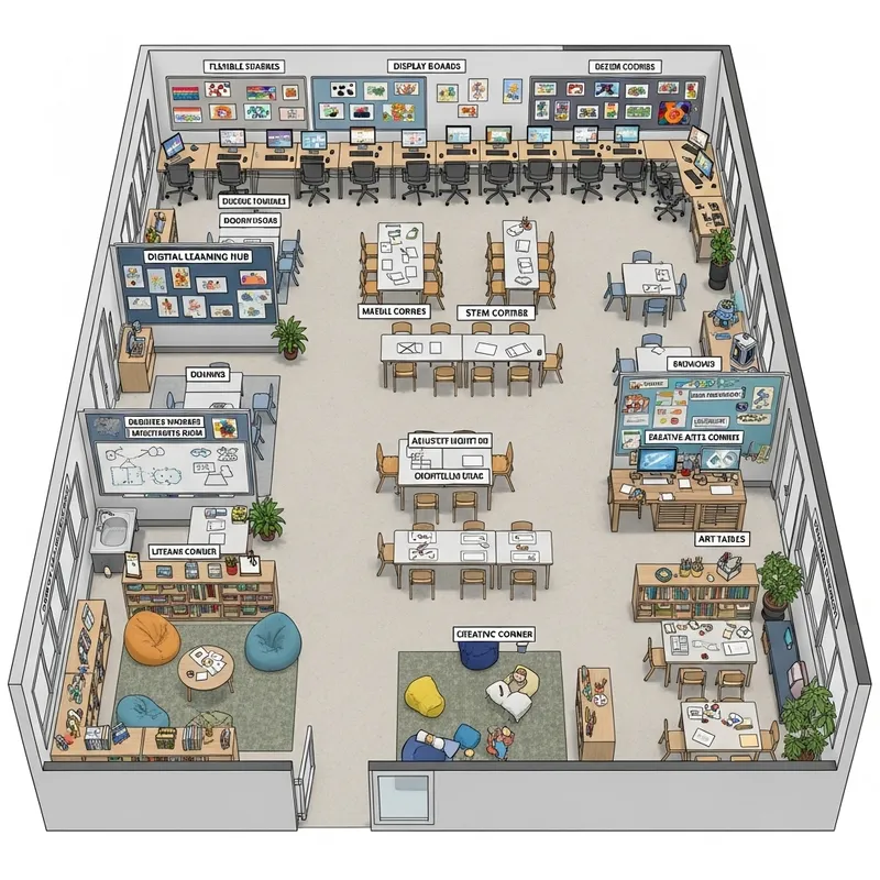 Ideal Student Care Centre: Indoor & Outdoor Learning Spaces