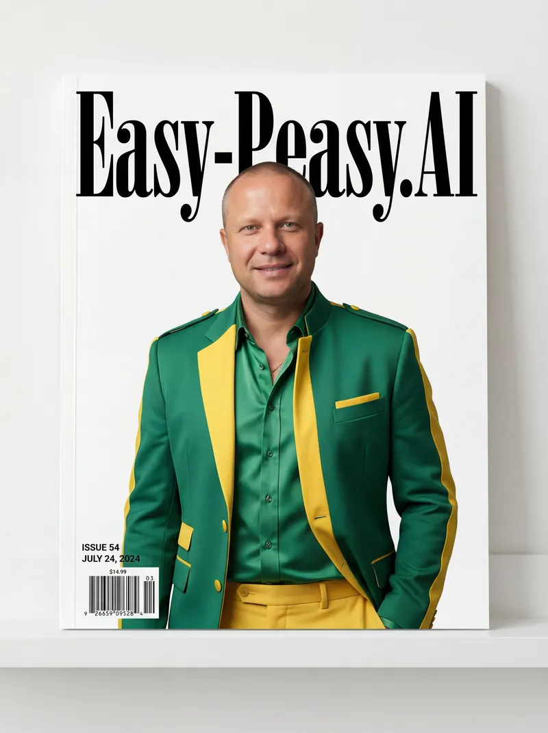 Easy-Peasy.AI Magazine Cover | Fashion & Style