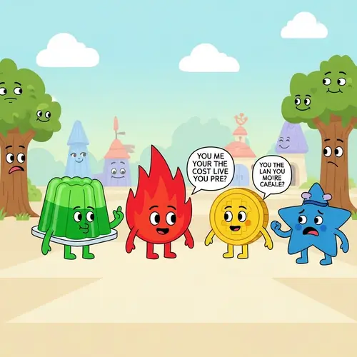 Colorful Characters in Animated Scene | Endearing Flash Animation Style