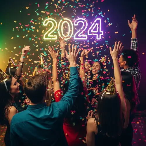 Vibrant New Year's Eve Confetti Party 2024 | Buy Colorful Confetti Now