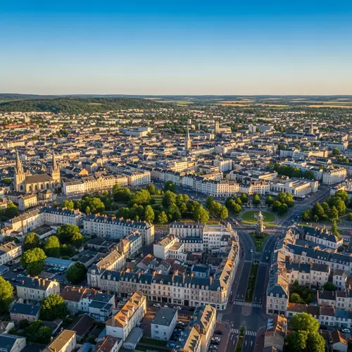 Cityscape of Merignac, Southwest France | Historical Architecture & Contemporary Infrastructures