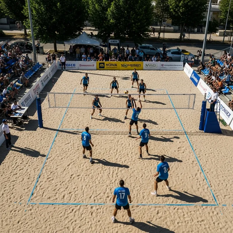 Volleyball Action at Thessaly, Greece Volleyball Action at Thessaly, Greece