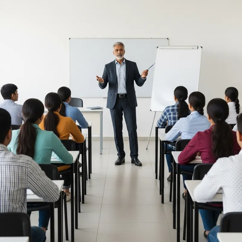 Leadership Training Session in South Asian Classroom