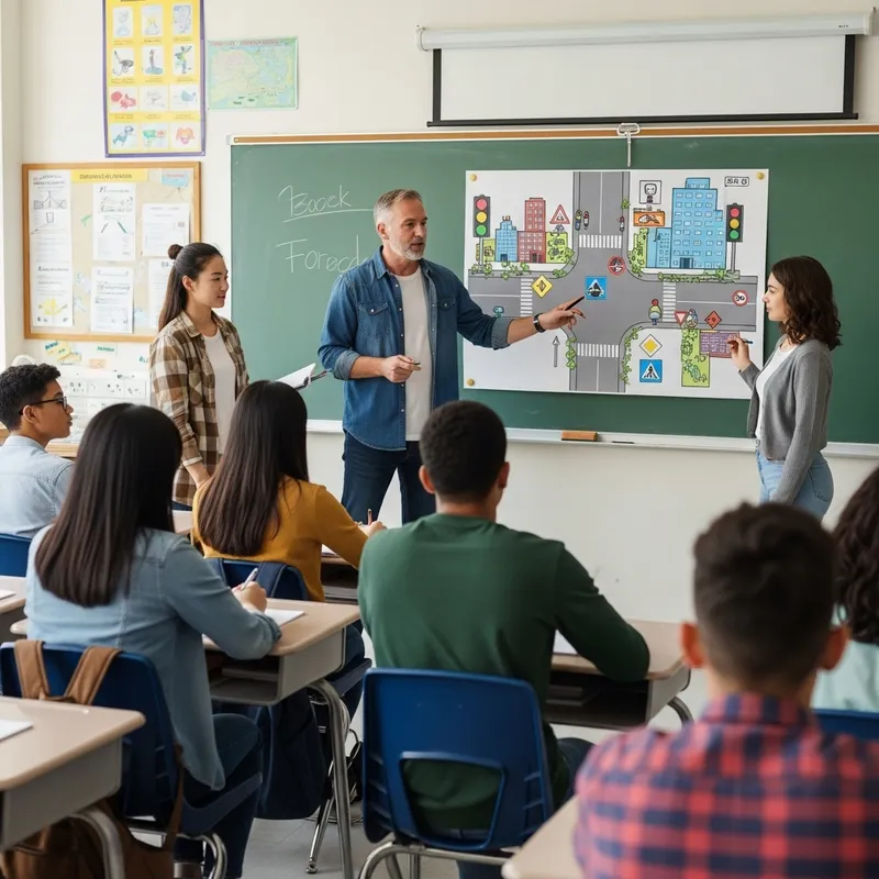 Engaging Traffic Education with a School Teacher