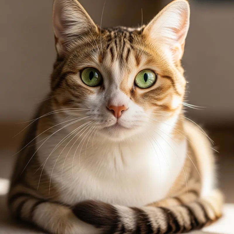 Beautiful Domestic Cat with Bright Eyes | Gato