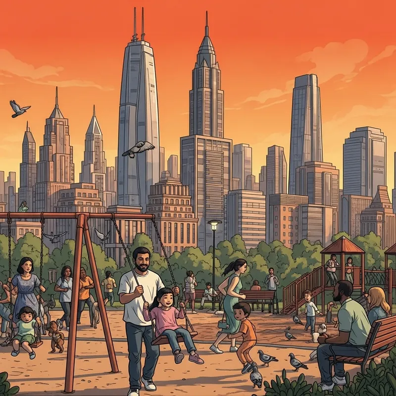 Vibrant Cityscape Chat: Engaging Urban Life Vibrant Cityscape Chat: Engaging Urban Life