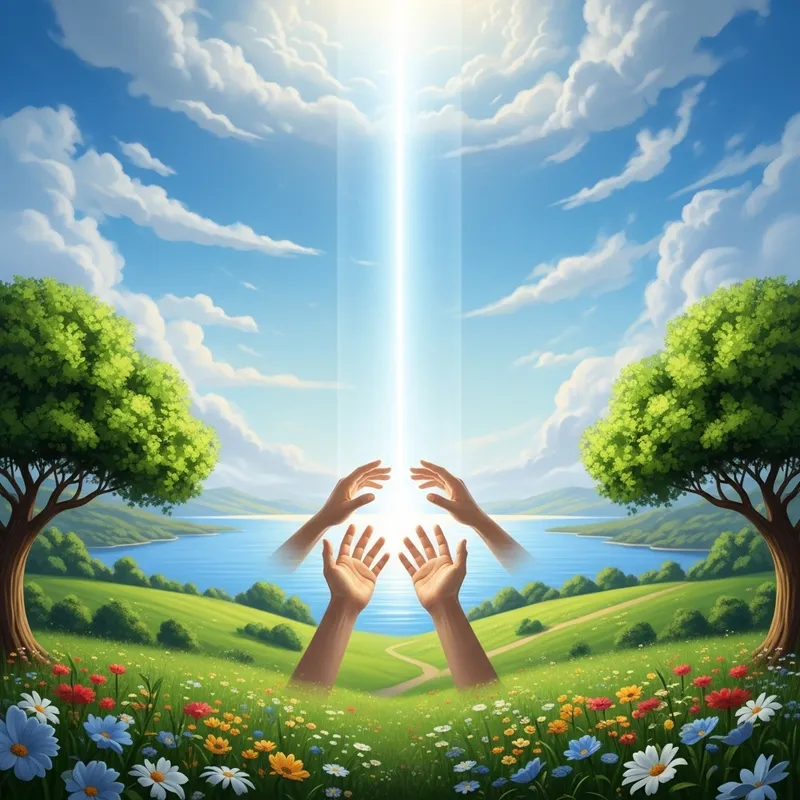 El Plan de Salvación: Vision of Hope with Tranquil Symbolism El Plan de Salvación: Vision of Hope with Tranquil Symbolism