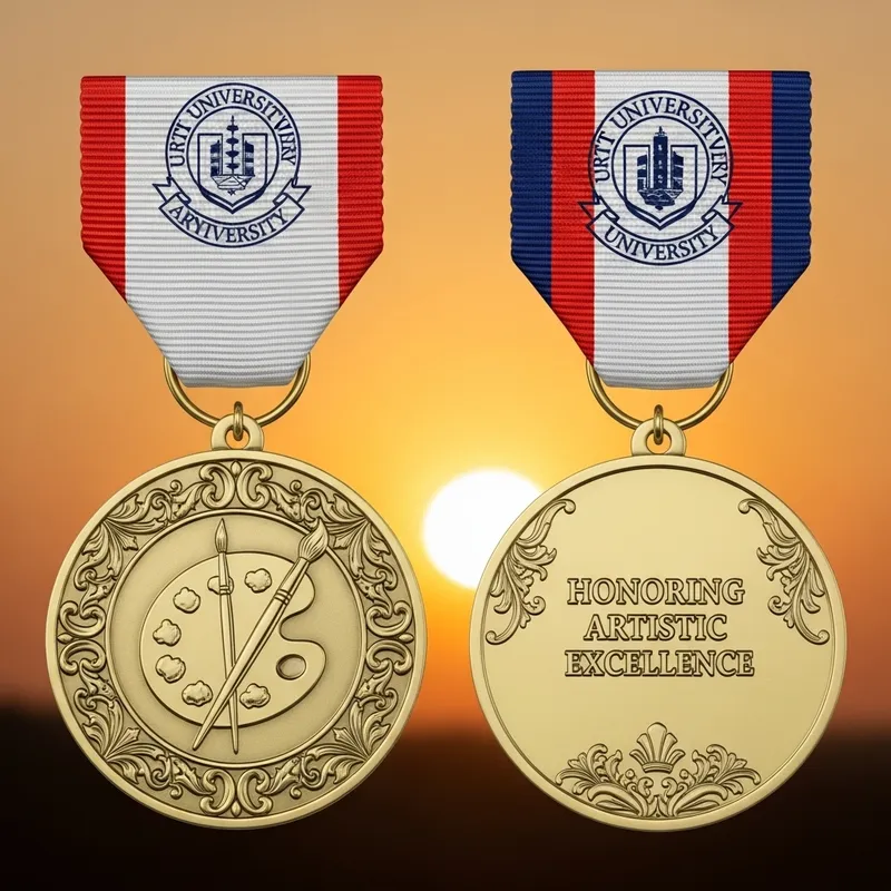Elegantly Designed Art University Graduate Commemorative Medal Elegantly Designed Art University Graduate Commemorative Medal