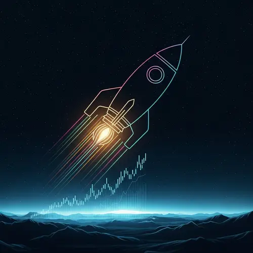 Rocket Ascent: Symbolizing Growth in Cryptocurrency World