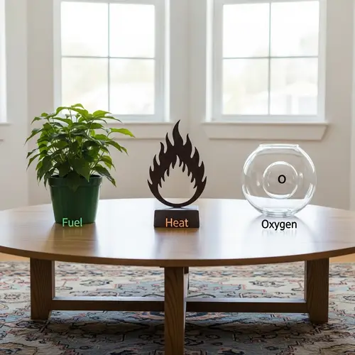 Elements of Combustion: Fuel, Heat & Oxygen