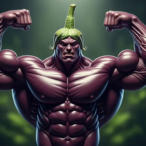 Muscular Eggplant: A Robust and Unusual Interpretation