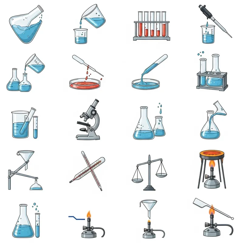 20 Animated Chemical Lab Utensils: Engaging Laboratory Images