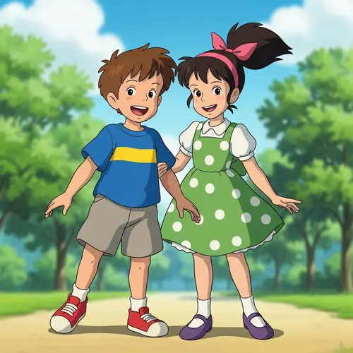 Delightful Pixar Characters: Brother & Sister Duo