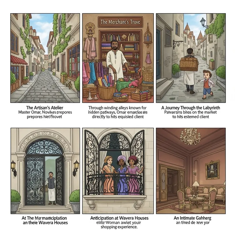 Vintage Home Shopping Experience: An Illustrative Journey to Bygone Elegance