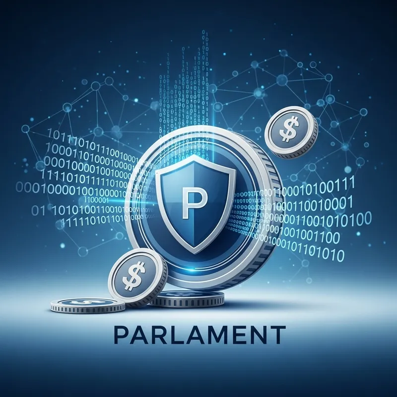 Parlament Crypto Token Design Concept Parlament Crypto Token Design Concept