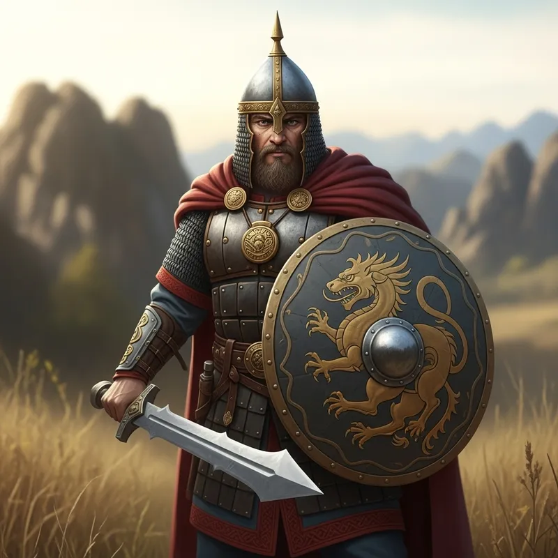 Putin Ilya Muromets: Legendary Russian Hero in Traditional Attire