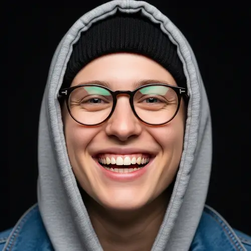 Cheerful Portrait with Radiant Smile