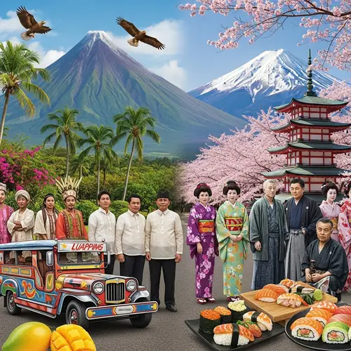 Filipino-Japanese Cultural Harmony in One Frame