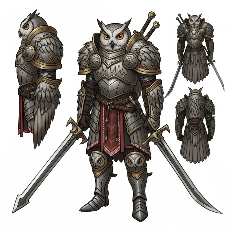 Intricately Crafted Slavic Owl-Themed Monster Hunter Armor Intricately Crafted Slavic Owl-Themed Monster Hunter Armor