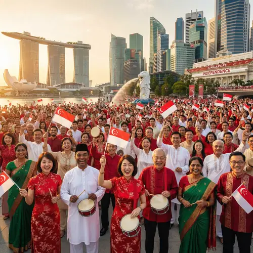 Celebrating Singapore's Independence: A Vibrant Scene