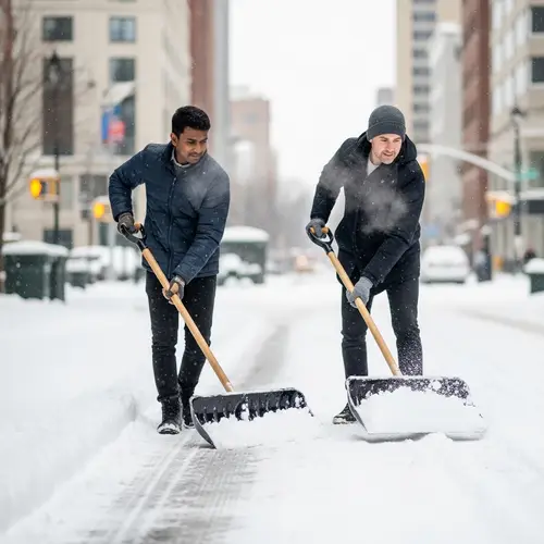 Winter Snow Shoveling Services in Urban Area | Professional Snow Removal