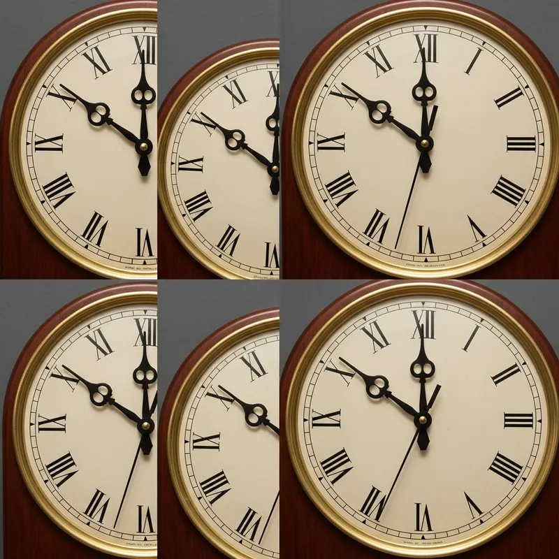 Experience One Hour: A Traditional Clock's Movement