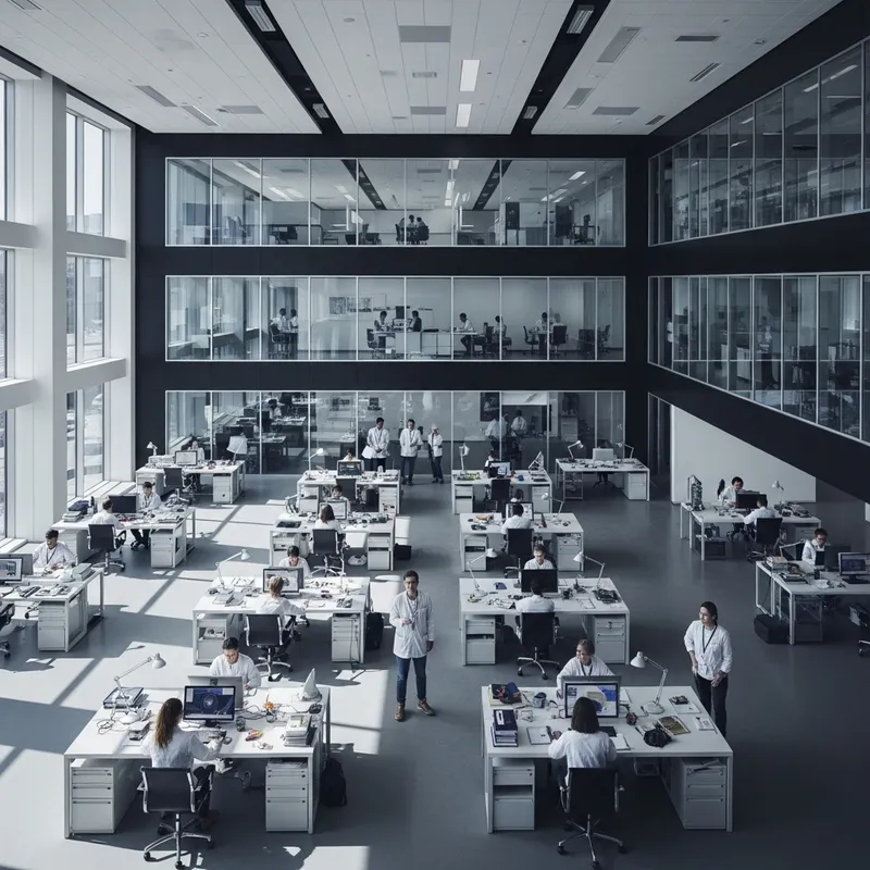 Futuristic Aerospace Company Office | Modern Architecture Showcase