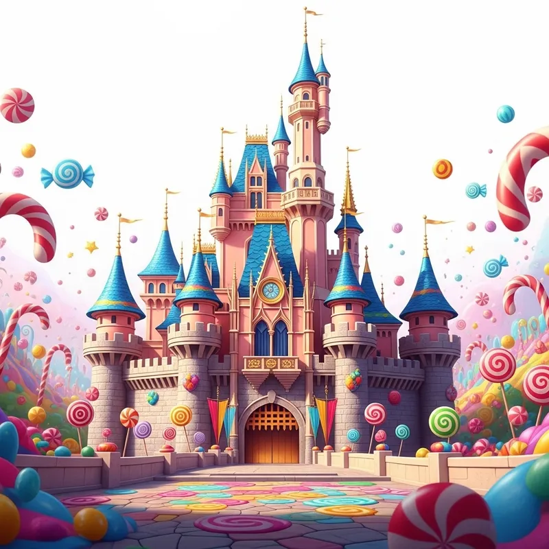 Explore the Enchanting Candy Kingdom Castle