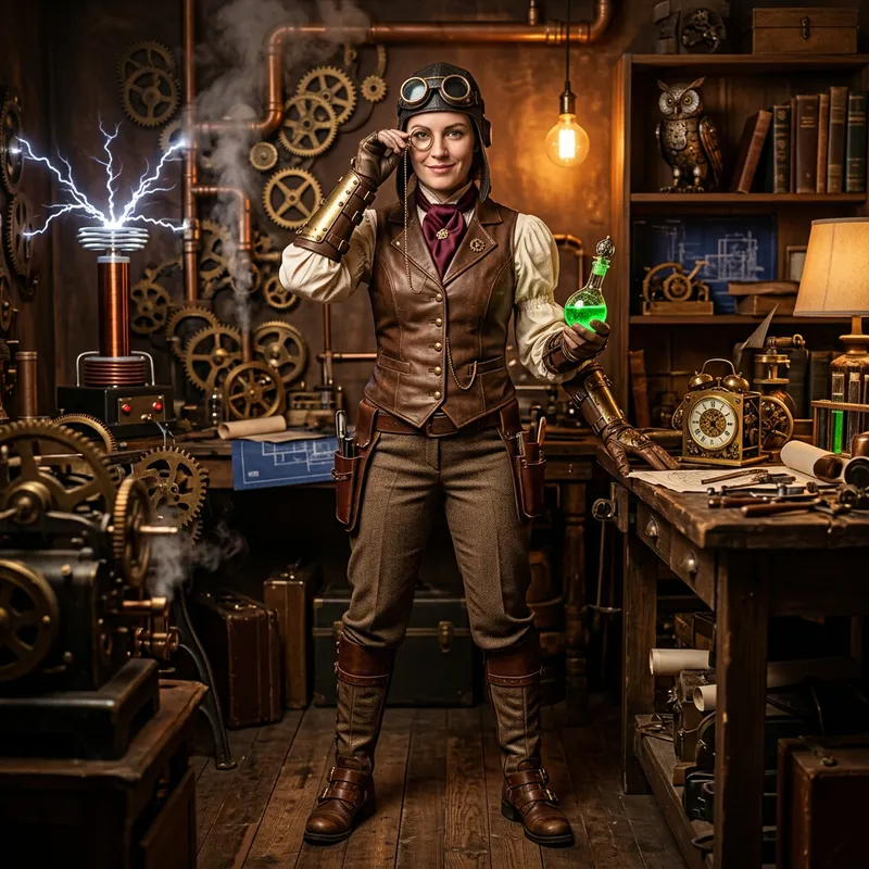 Steampunk Inventor Photo Booth Style Preview Steampunk Inventor Photo Booth Style Preview