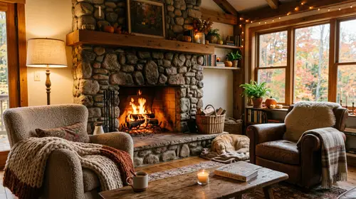 Cozy Autumn Living Room Inspiration