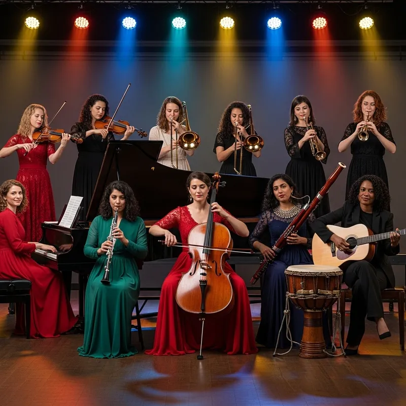 Loona Musicians Perform Unique Instrumental Stage Show