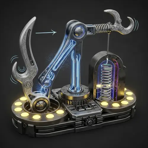 Bistable Mechanism: Detailed Technical Illustration
