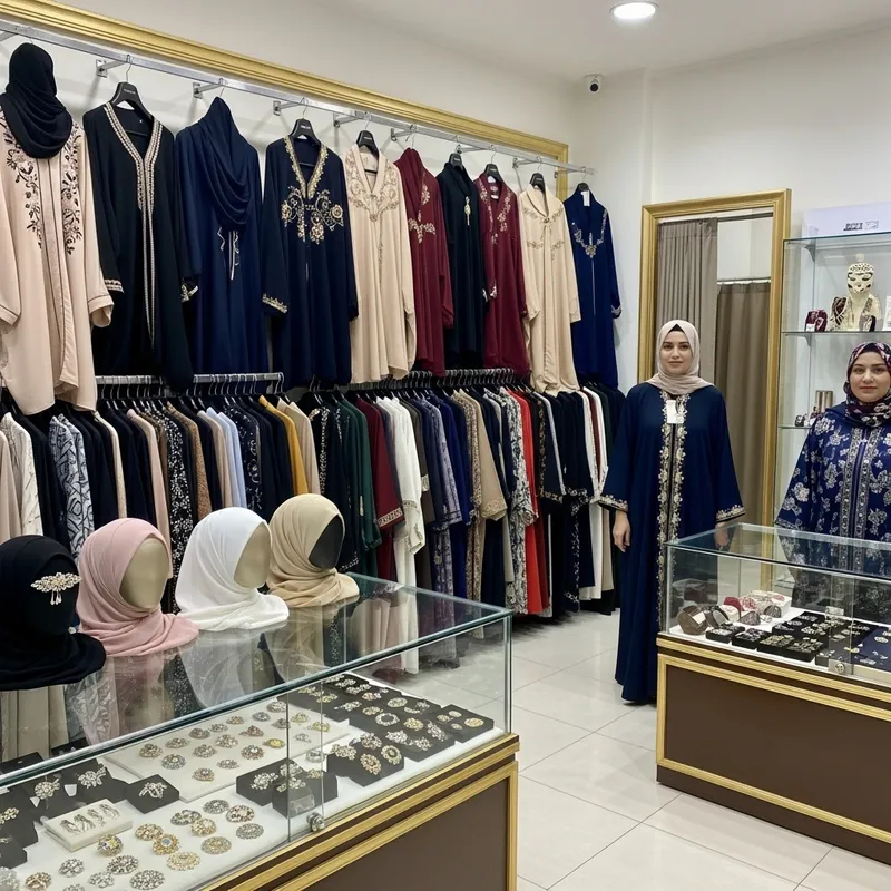 Women Islamic Clothing Store: Abayas, Hijabs & Kaftans Variety